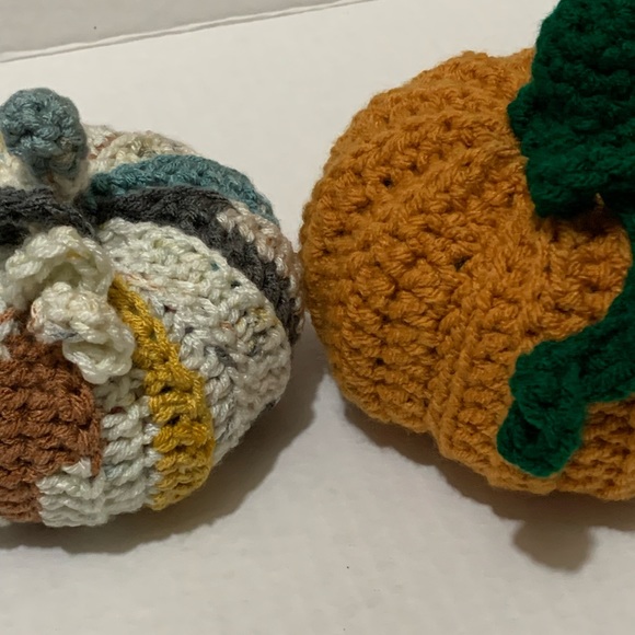 Fall Decor Home Decor Handmade Crocheted Pumpkins - Picture 2 of 16